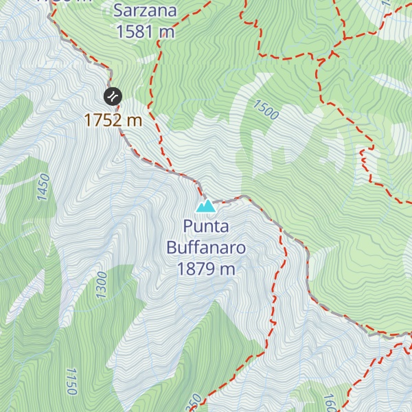 Map of Punta Buffanaro