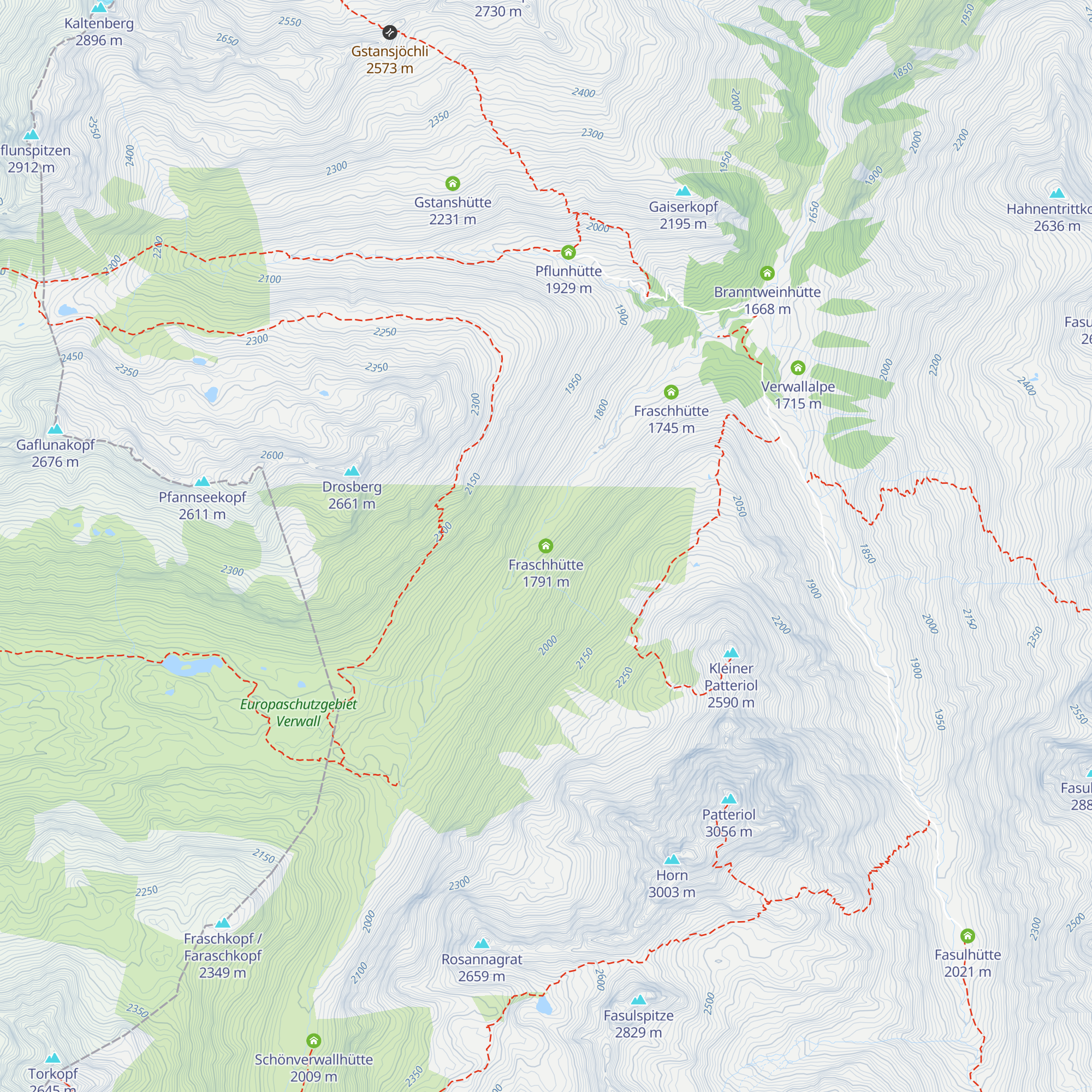 Fraschhütte map
