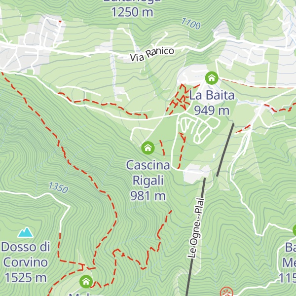 Map of Cascina Rigali