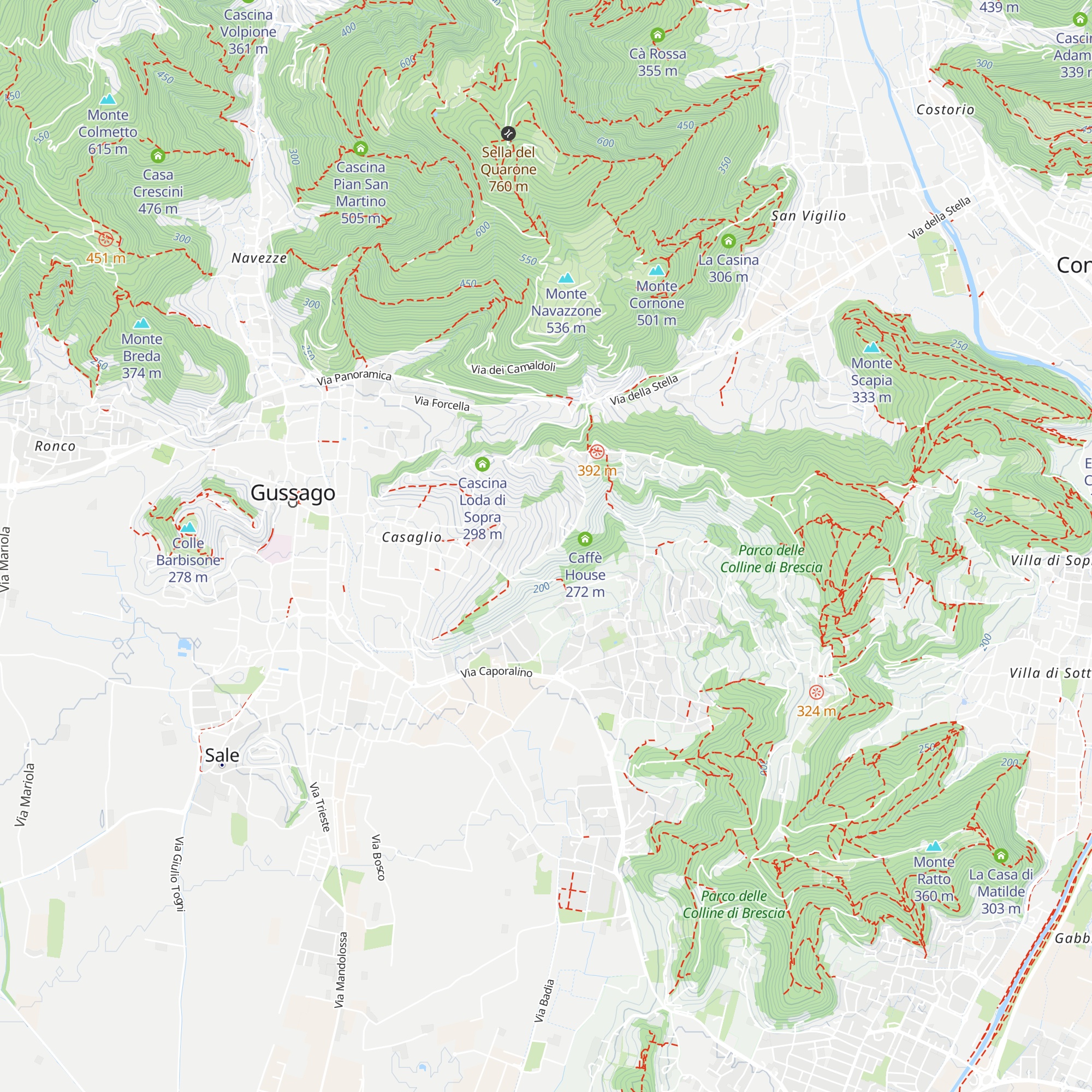 Cascina Predina map