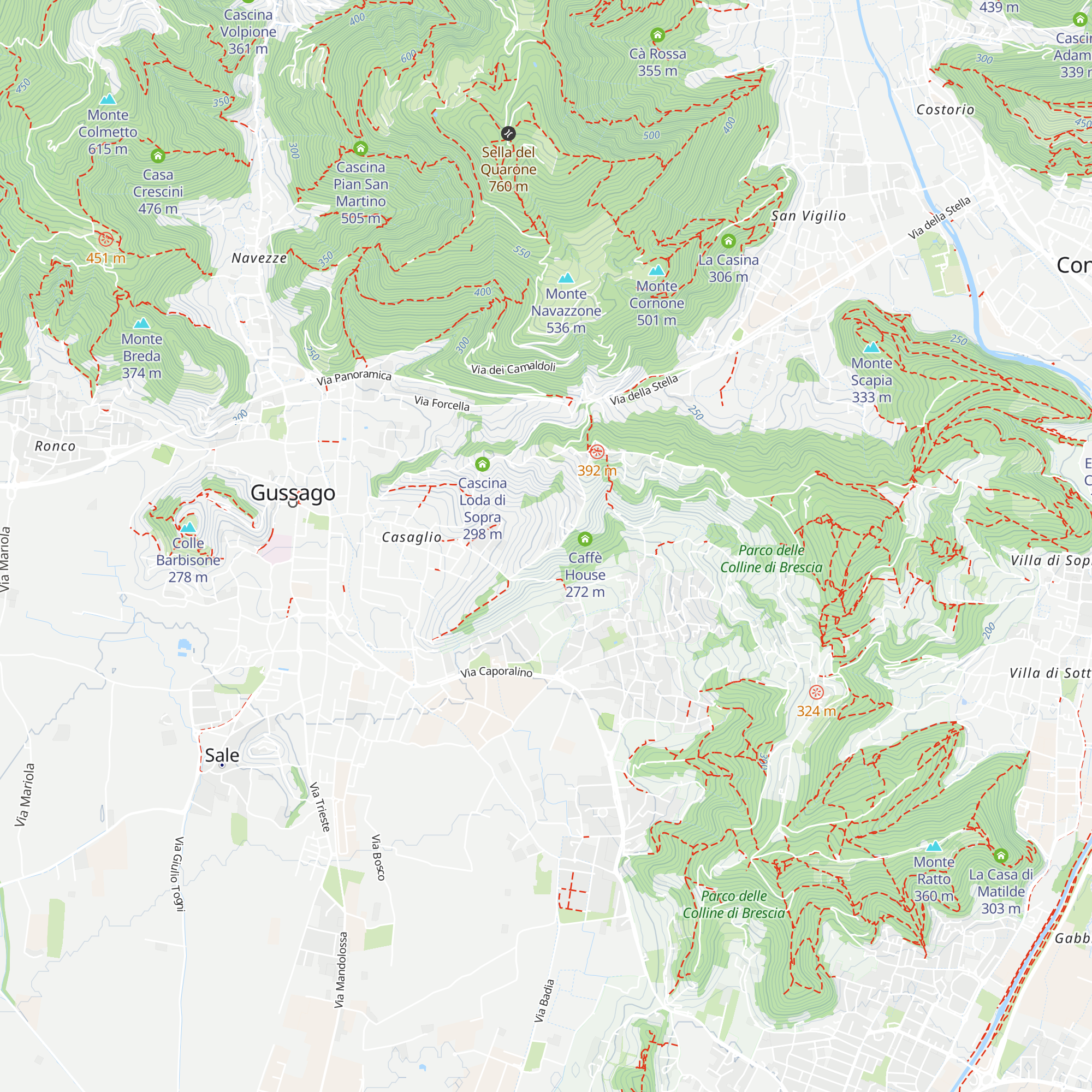 Cascina Predina map