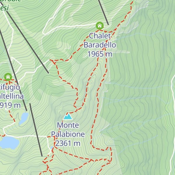 Map of Zappello dell'Asino