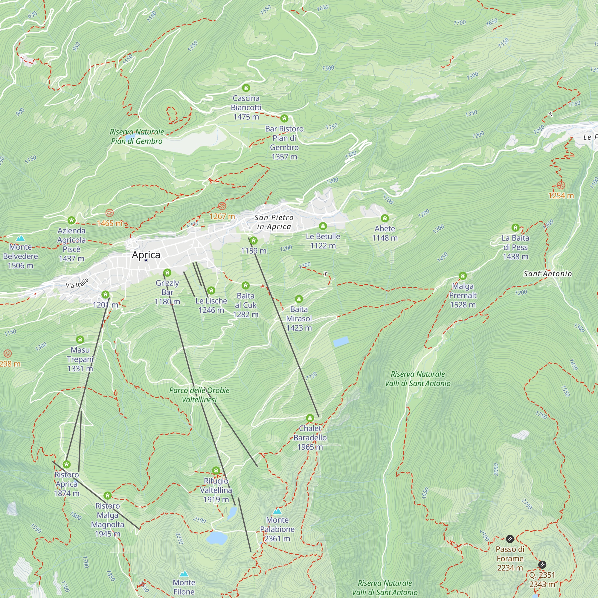 Baita Mirasol map