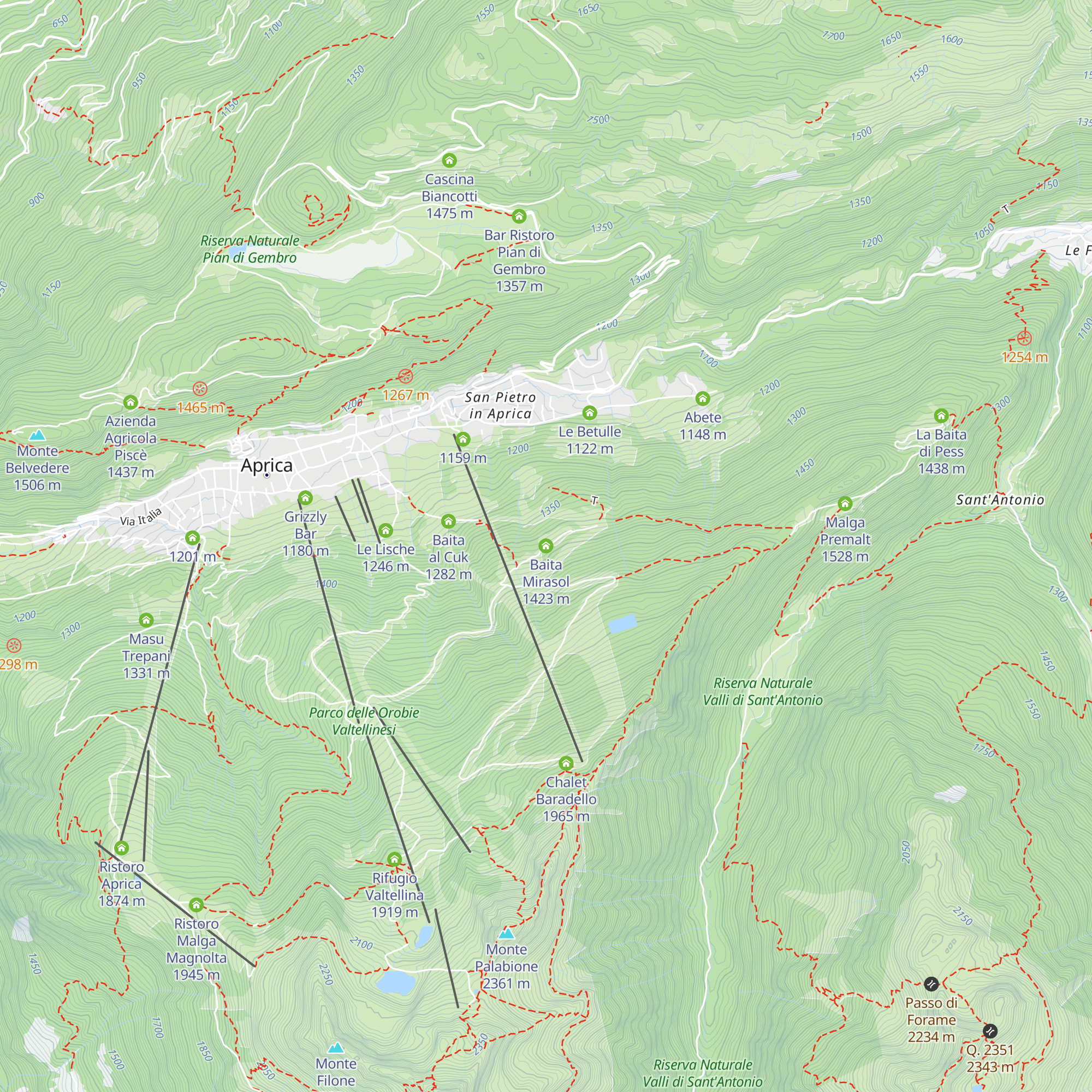 Baita Mirasol map