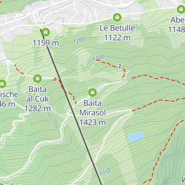Map of Baita Mirasol