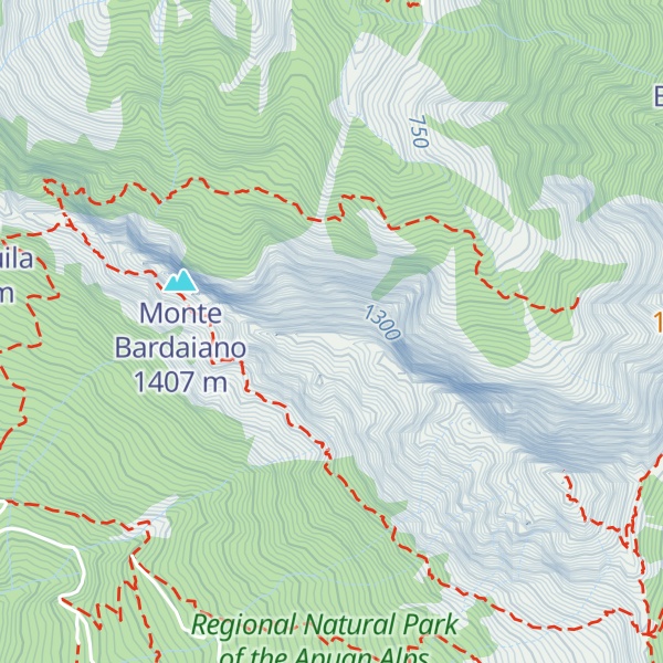 Map of Monte Abeta