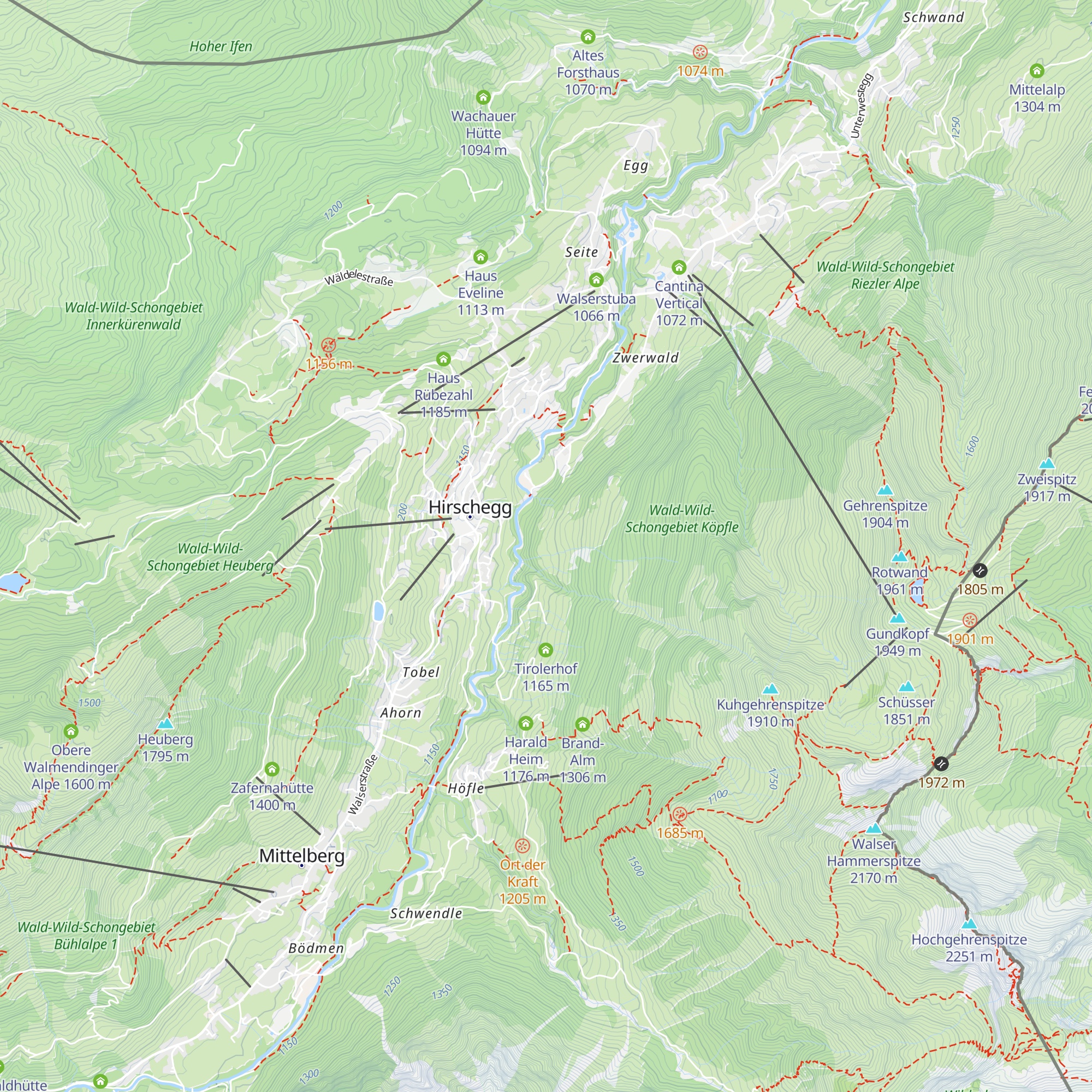 Jahnhütte map