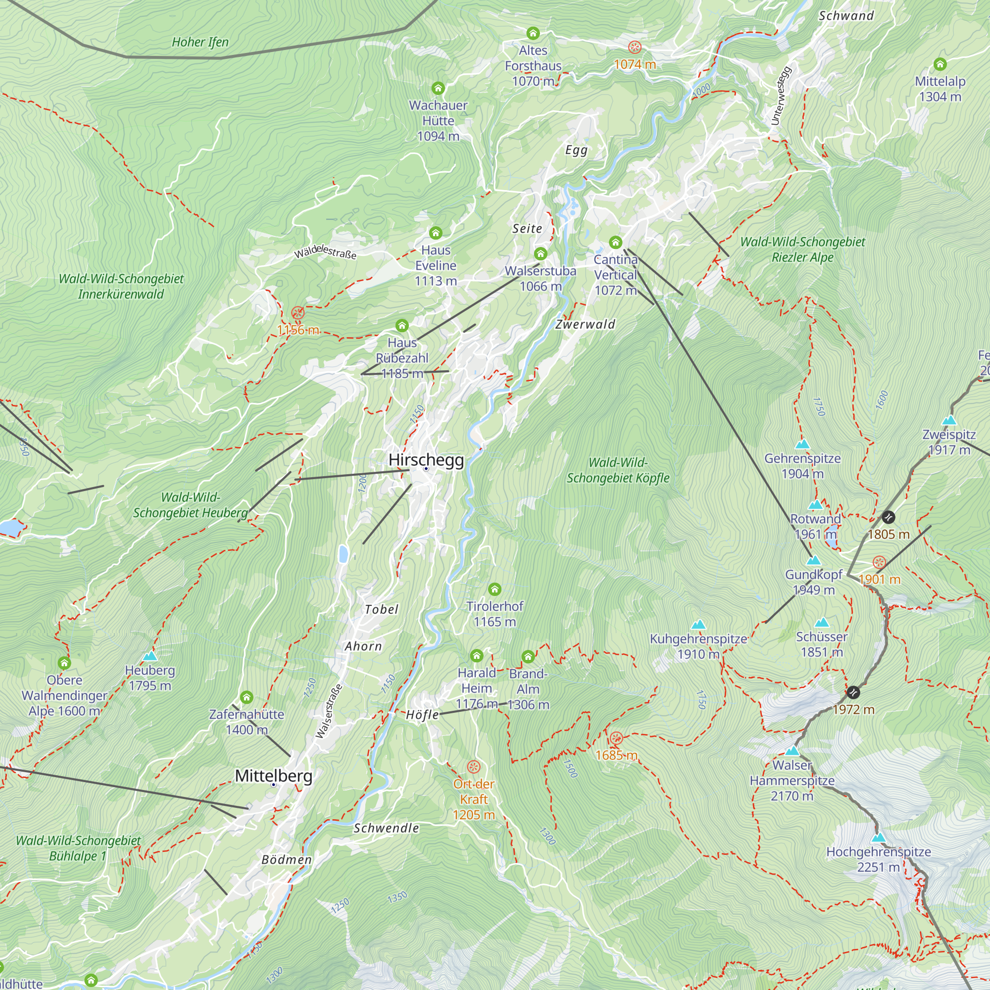 Jahnhütte map