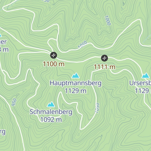 Map of Hauptmannsberg