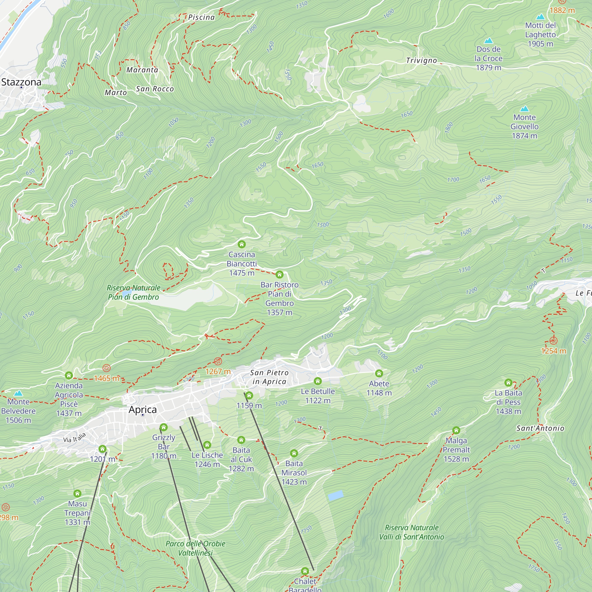 Ristorante Le Betulle map