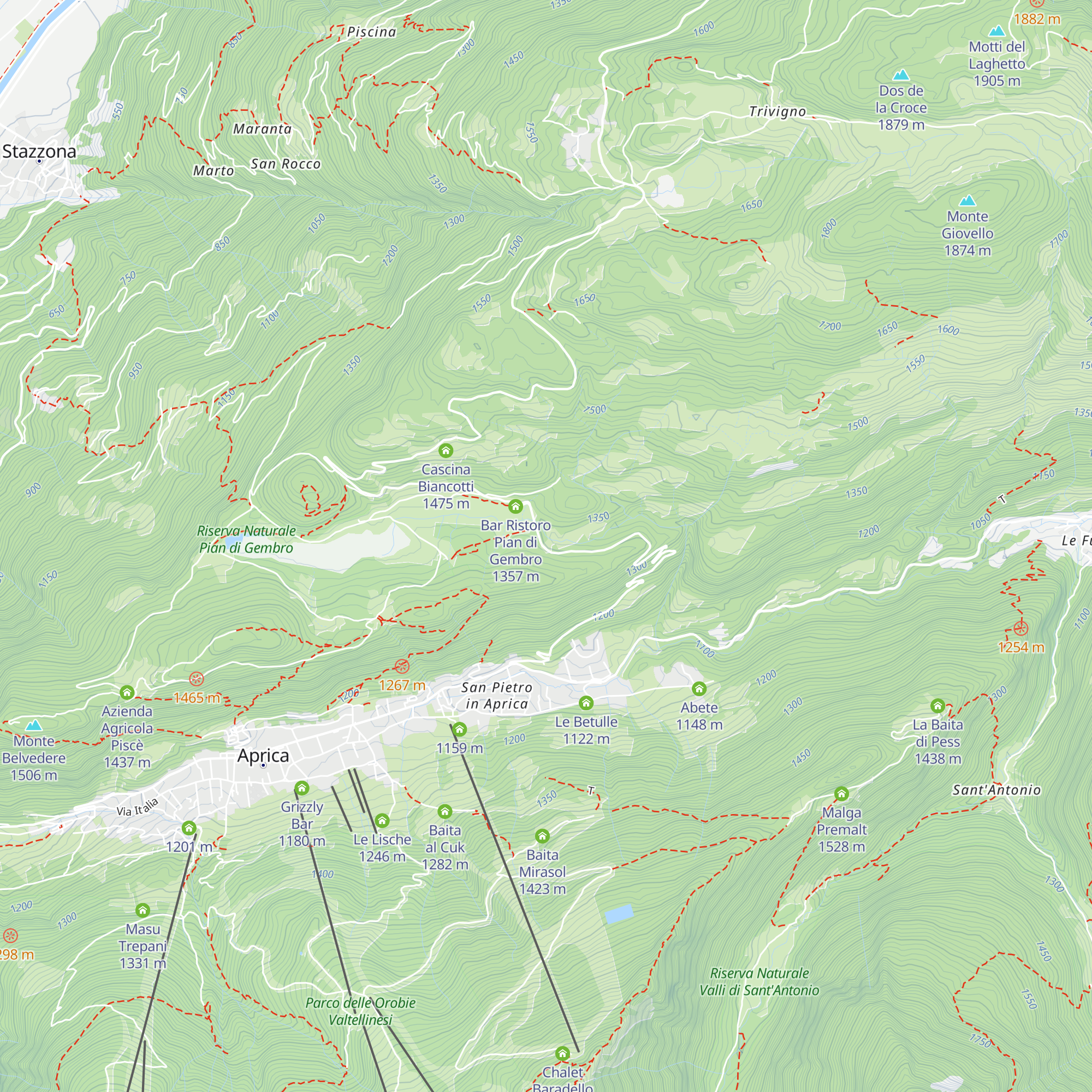 Ristorante Le Betulle map
