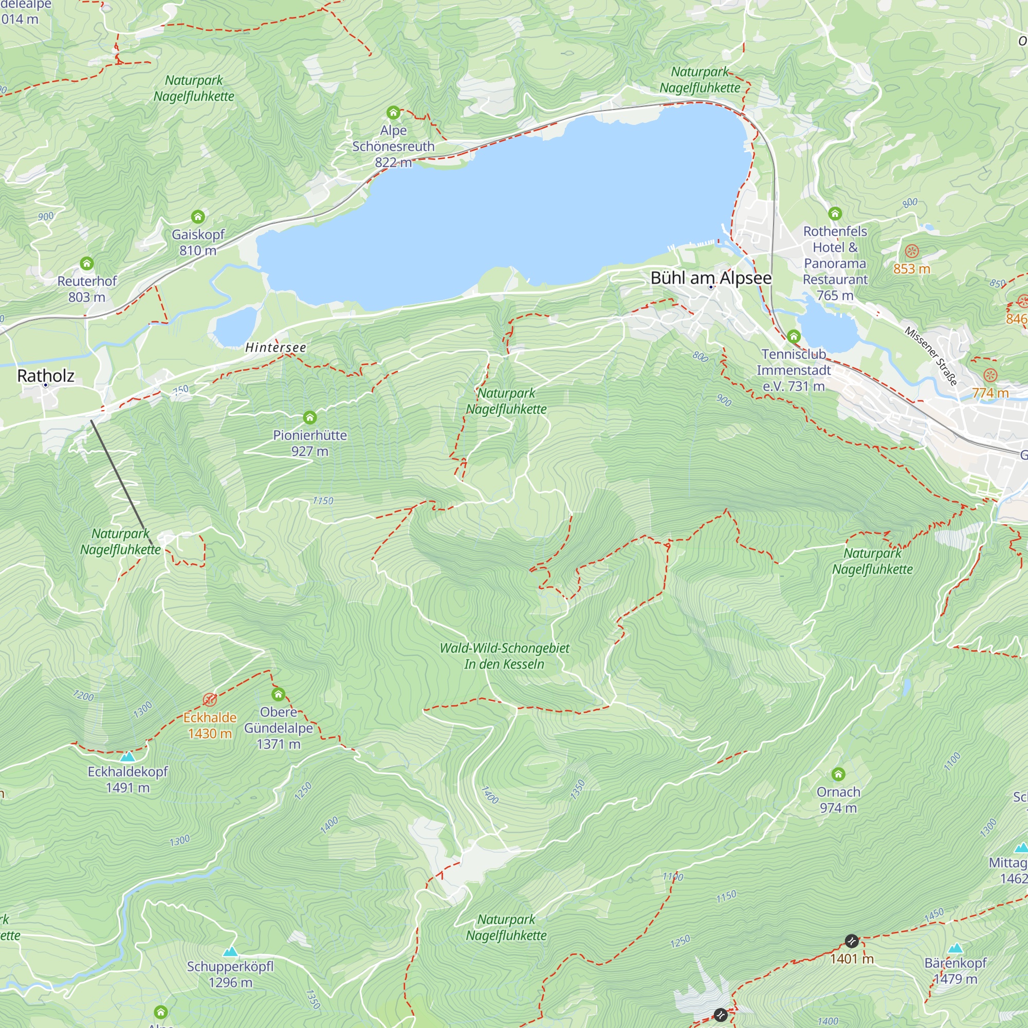 Bierleinhütte map
