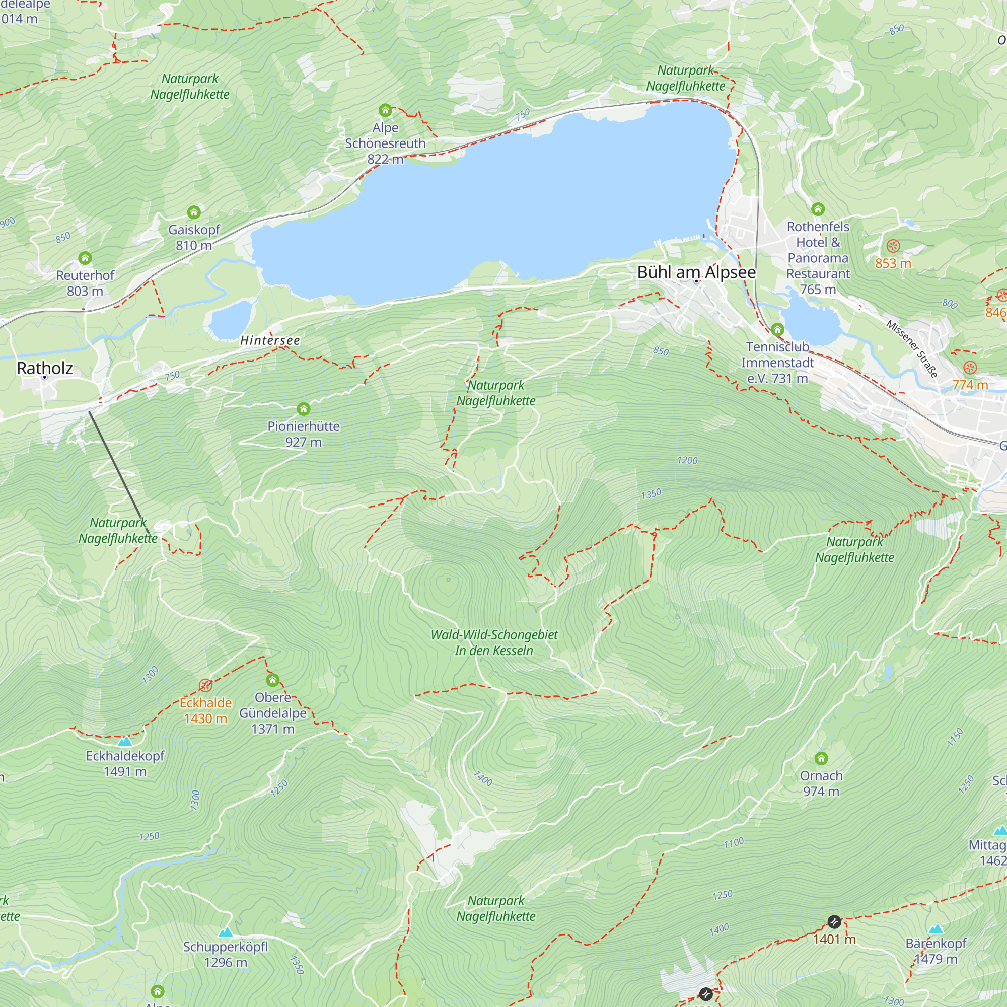 Bierleinhütte map