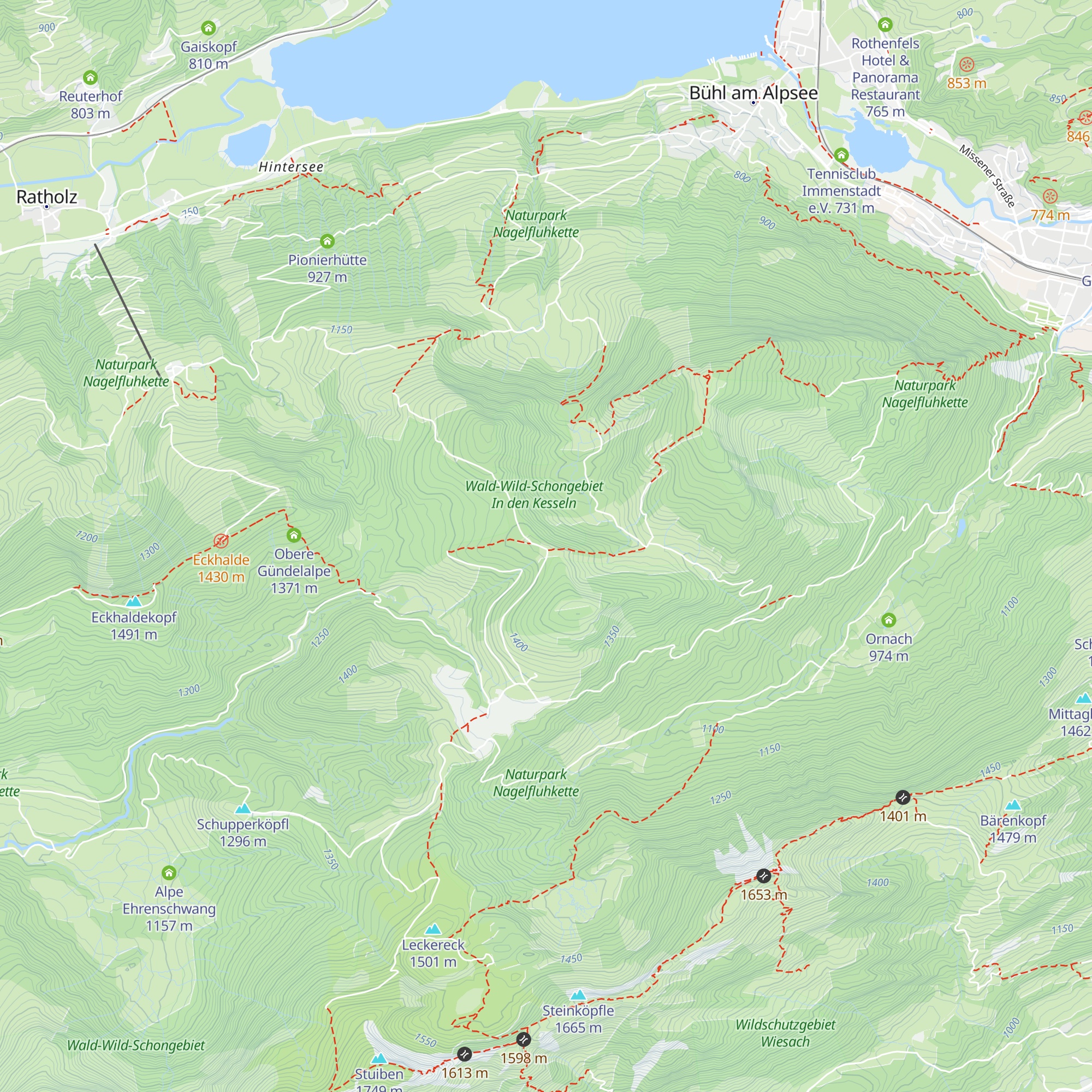 Kemptener Naturfreundehaus map