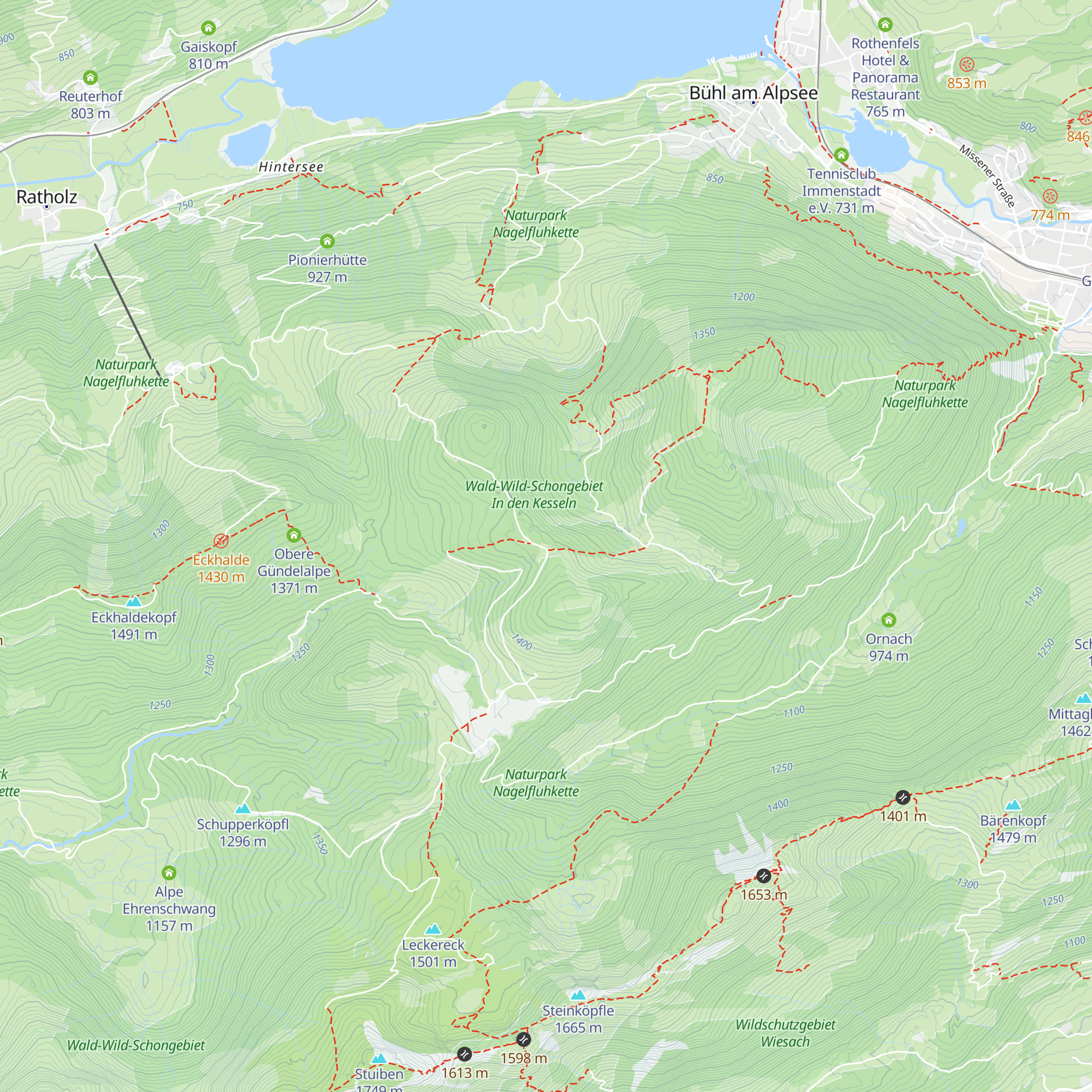 Kemptener Naturfreundehaus map