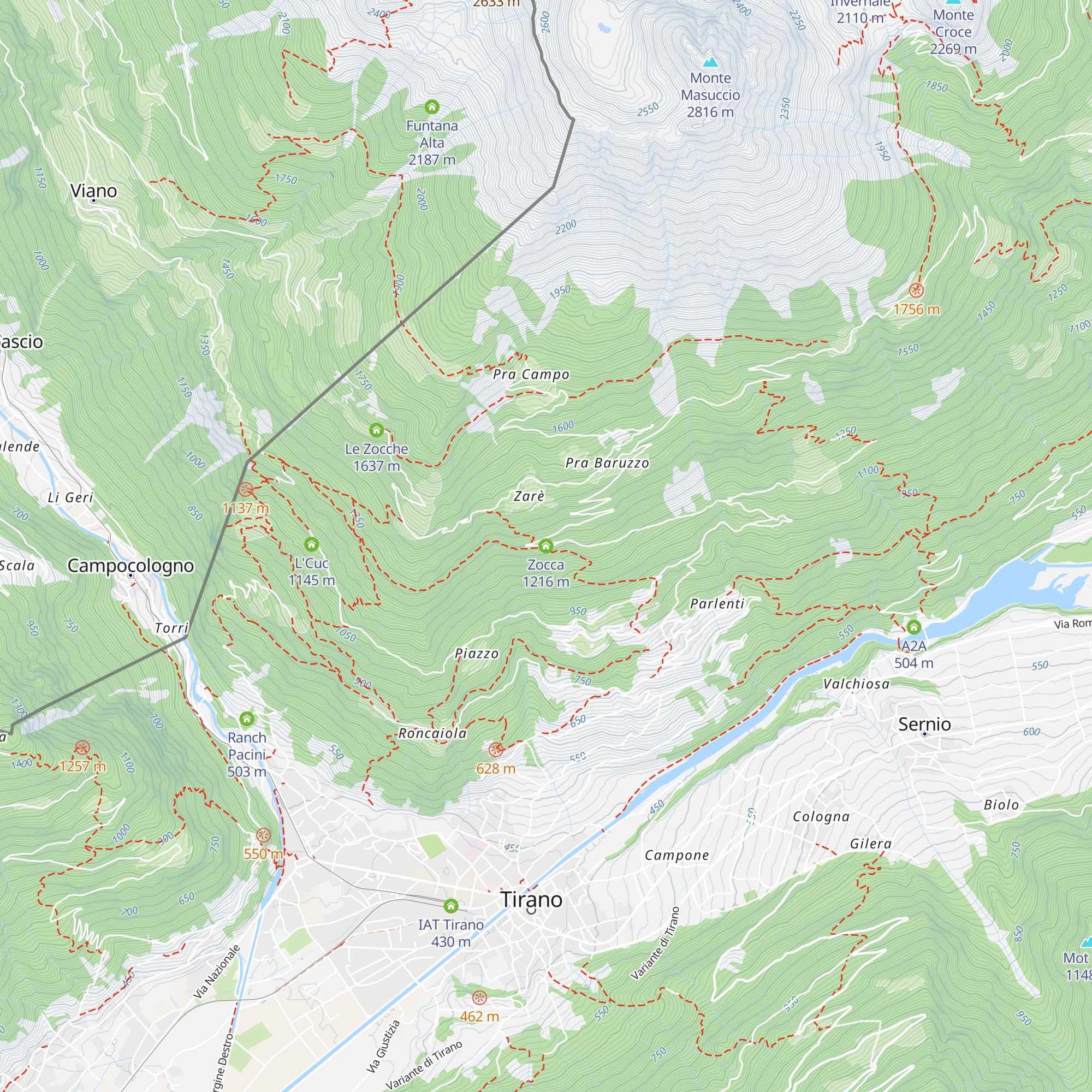 Zocca map