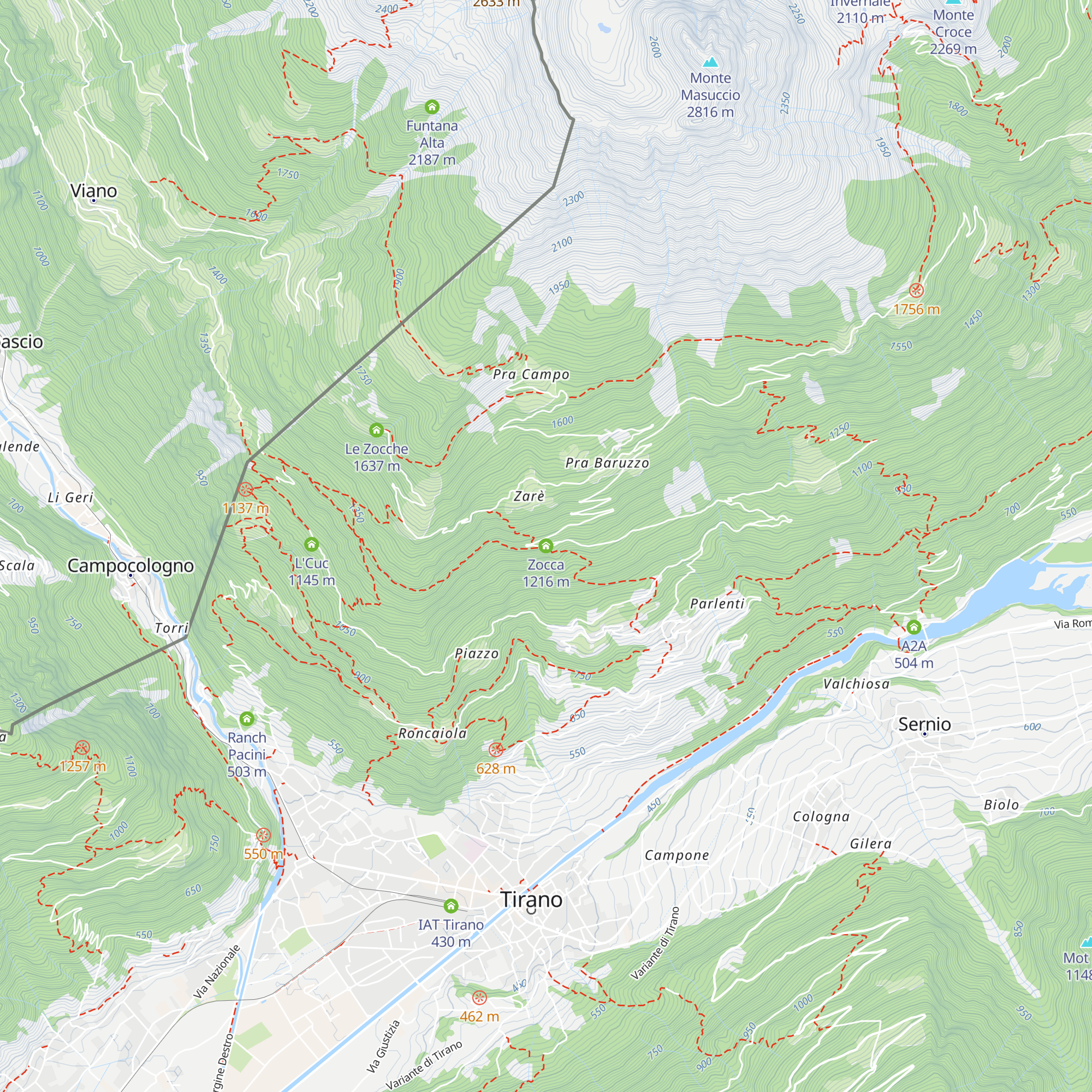 Zocca map