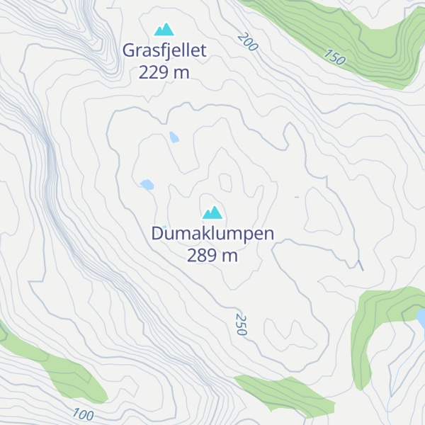 Map of Dumaklumpen