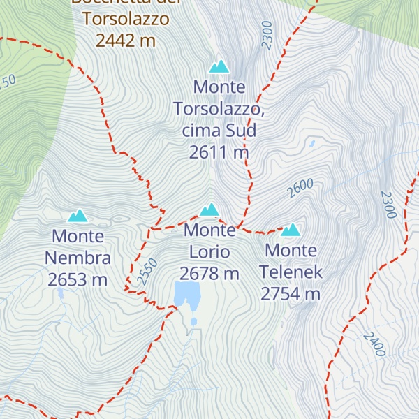 Map of Monte Lorio