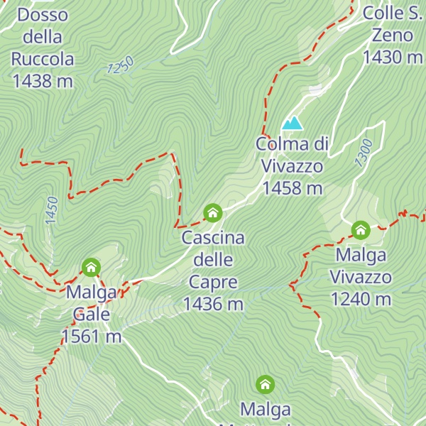 Map of Cascina delle Capre
