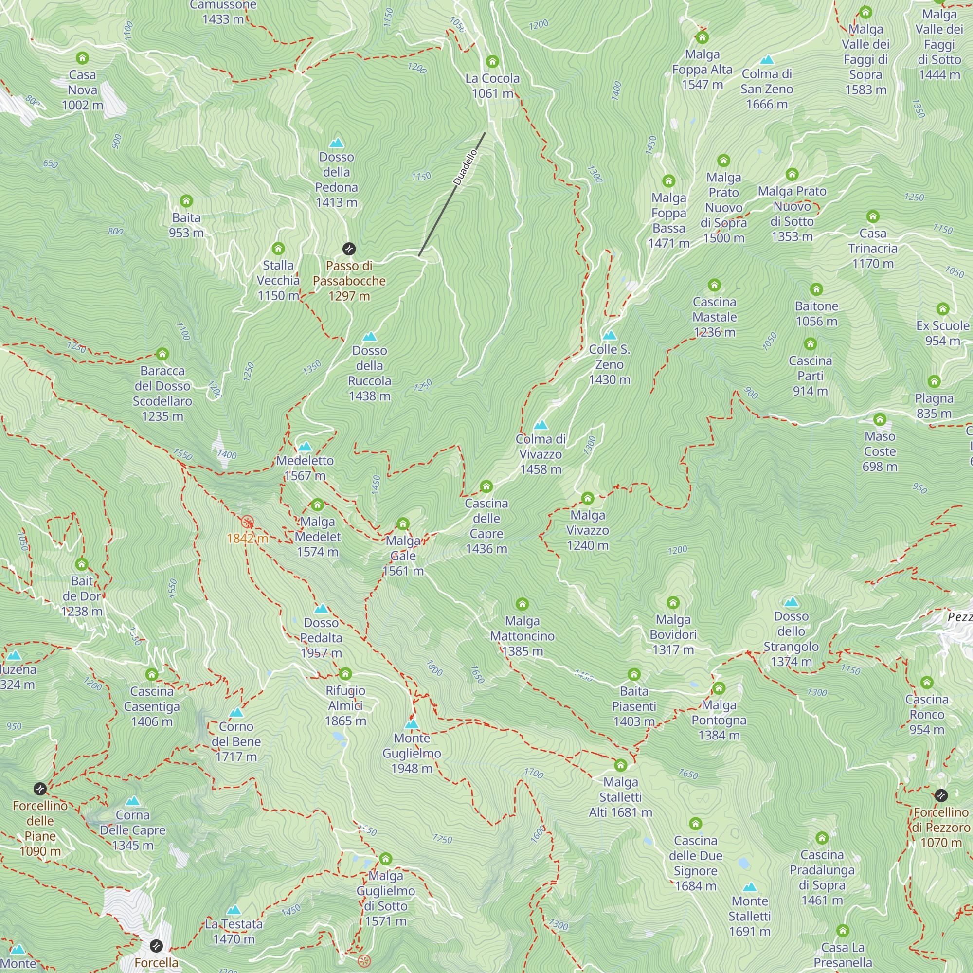 Cascina delle Capre map