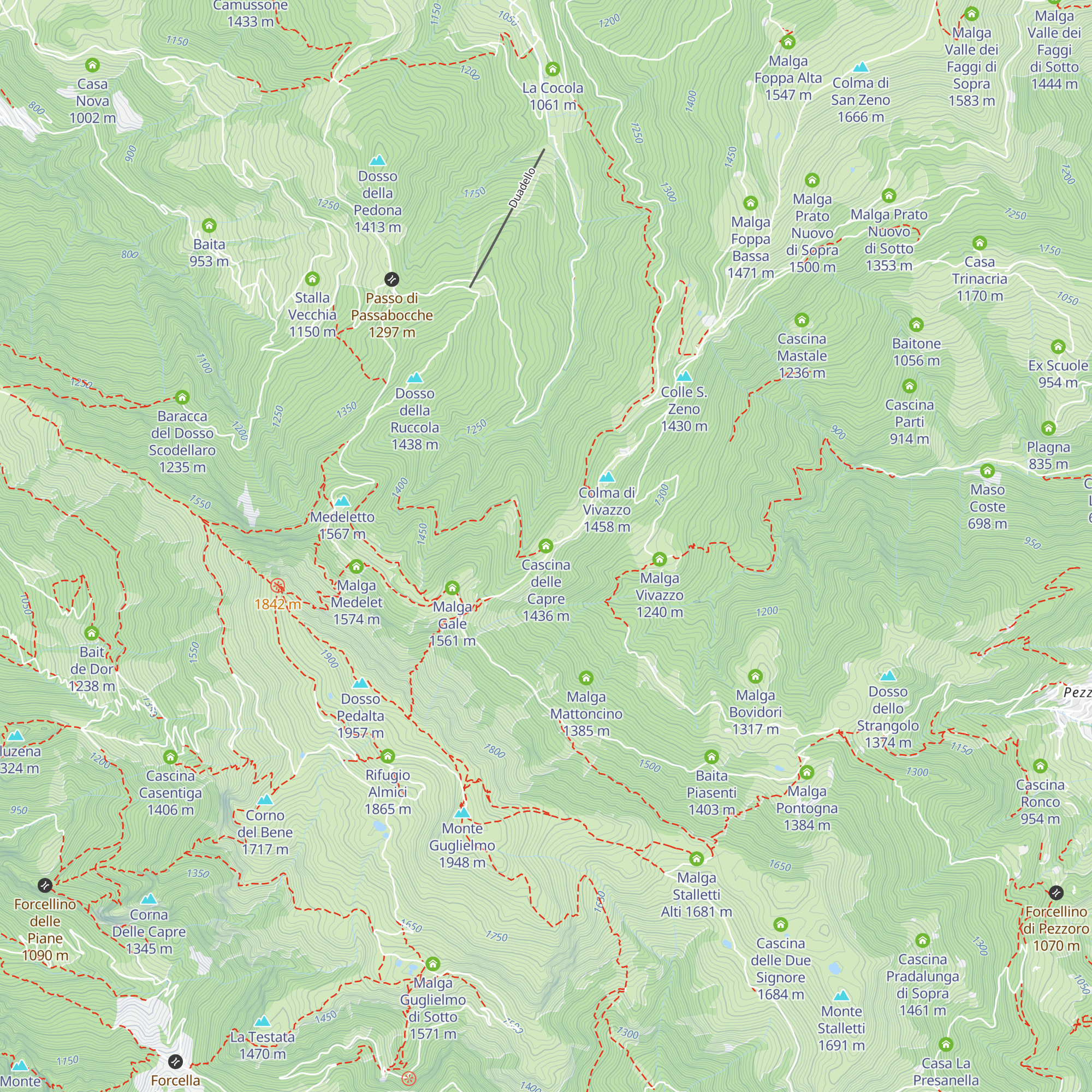 Cascina delle Capre map
