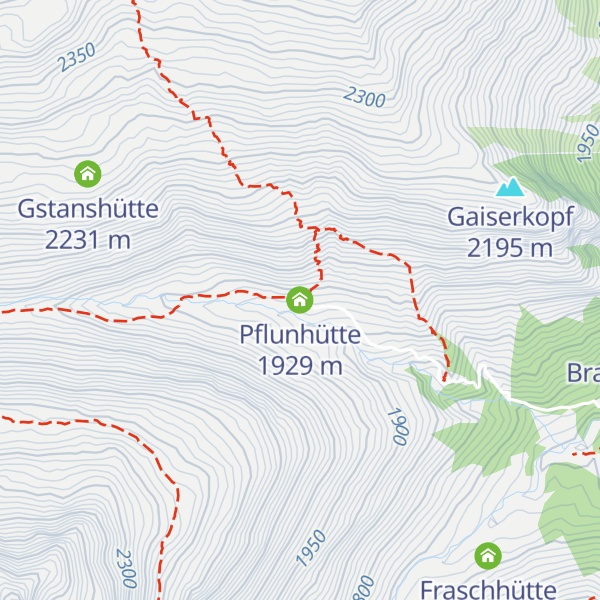 Map of Pflunhütte