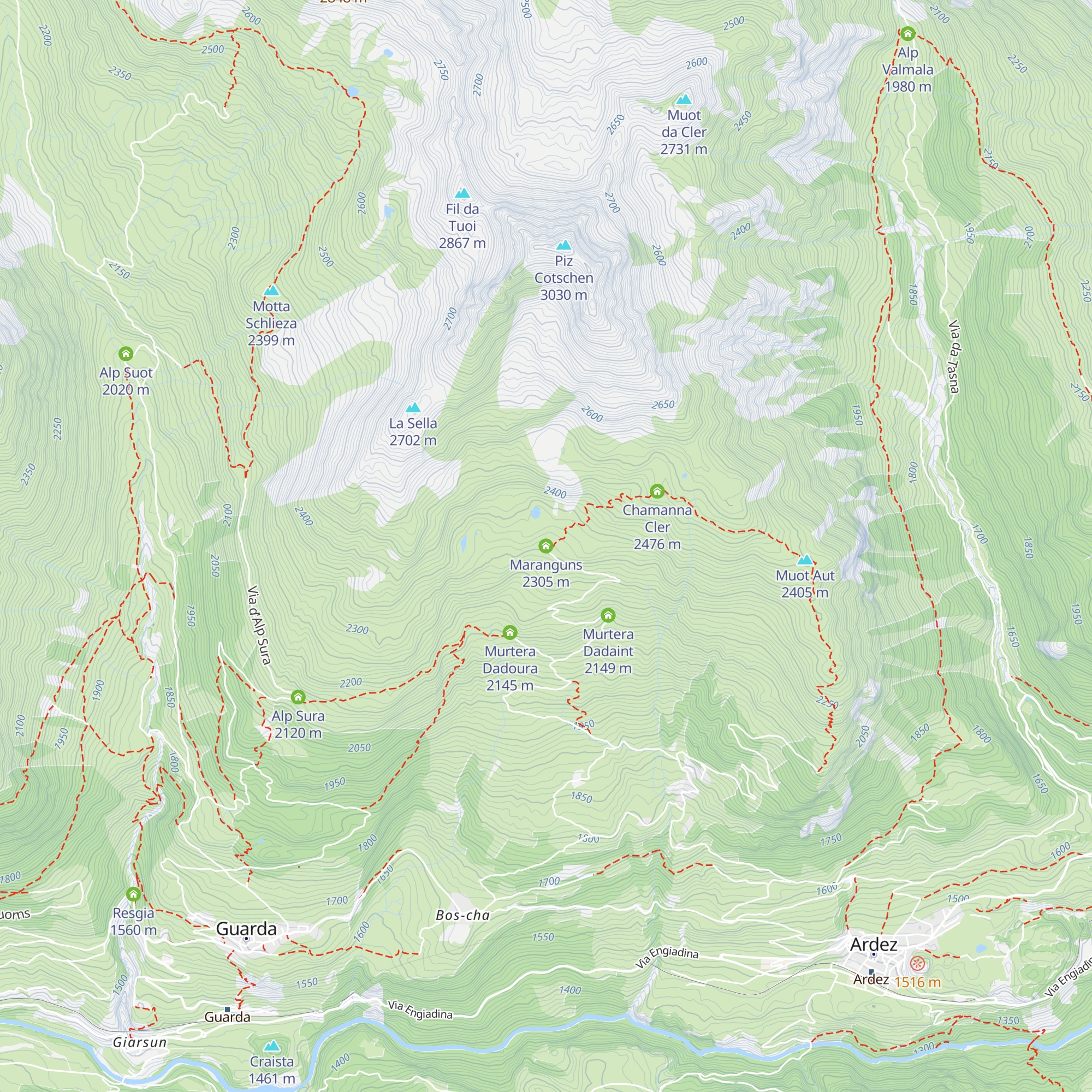 Maranguns map