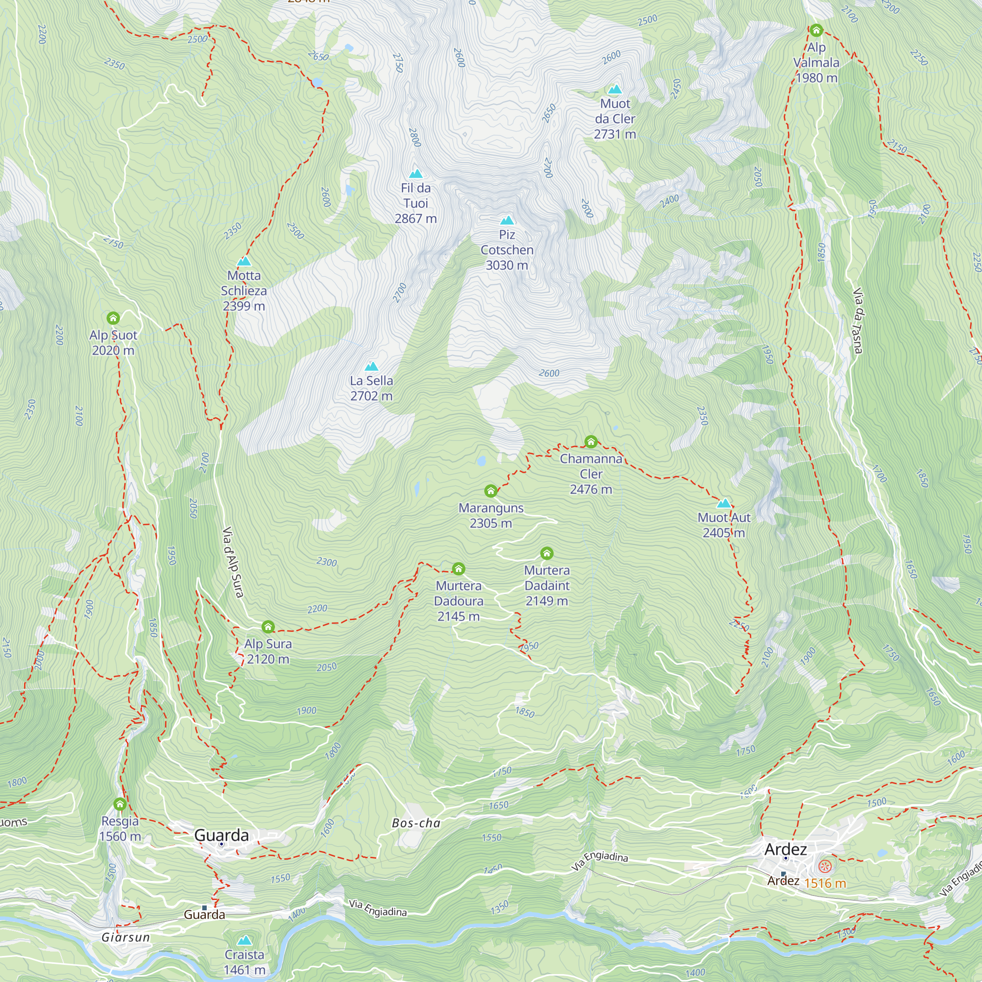 Maranguns map