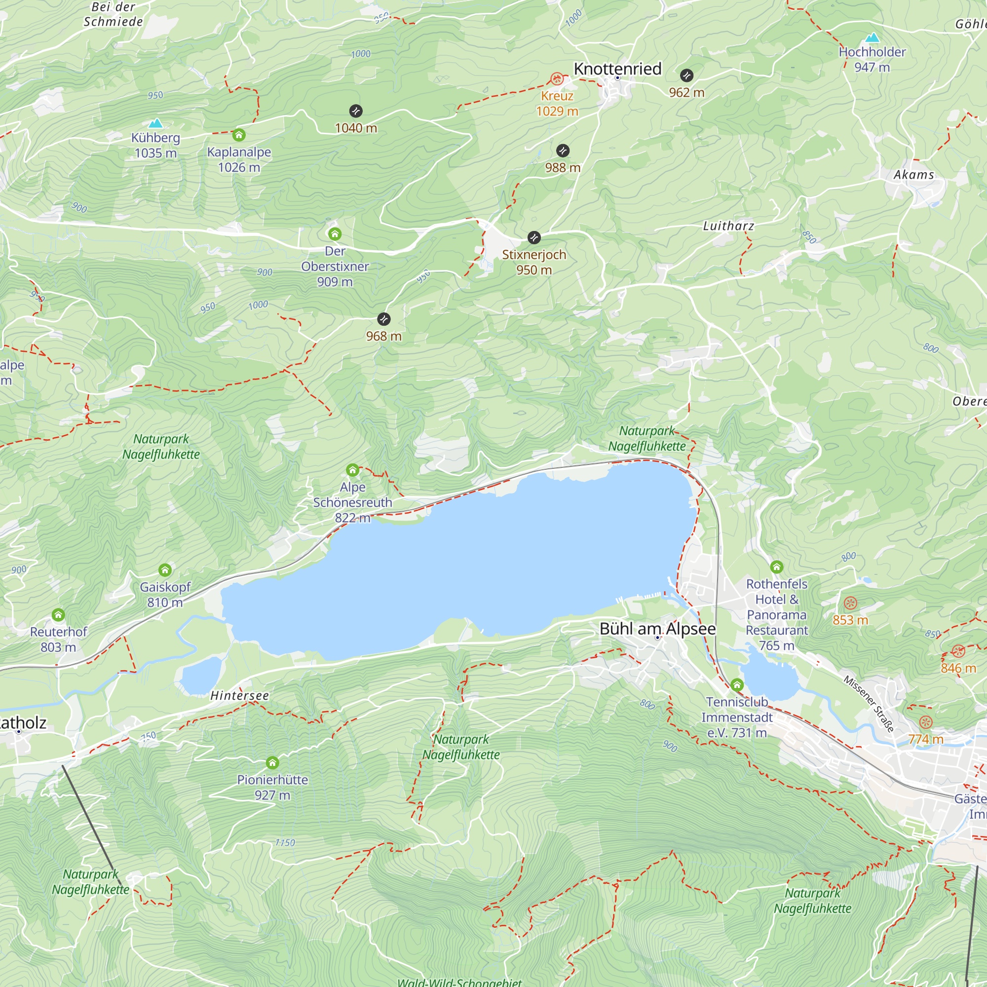 Herz-Hütte map