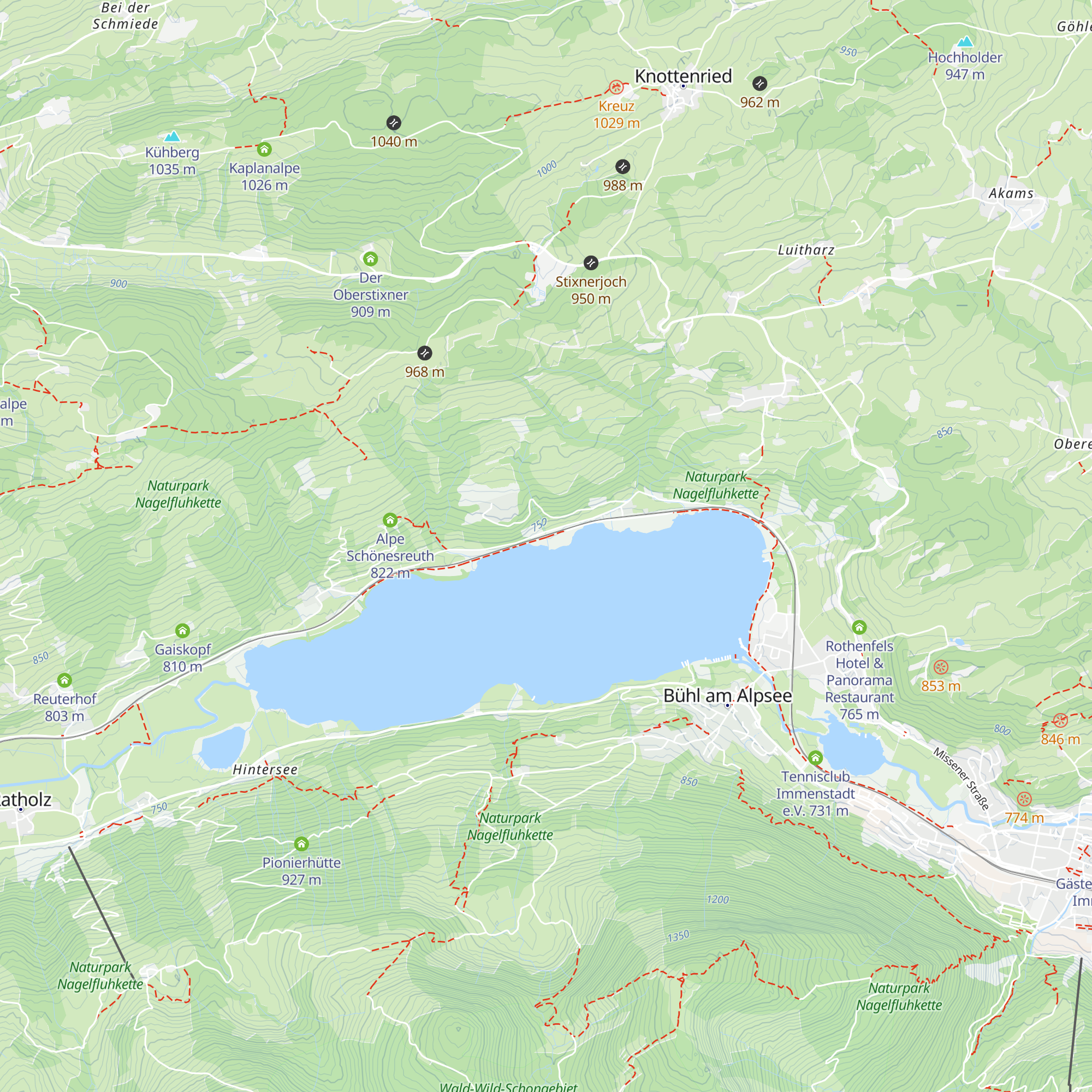 Herz-Hütte map