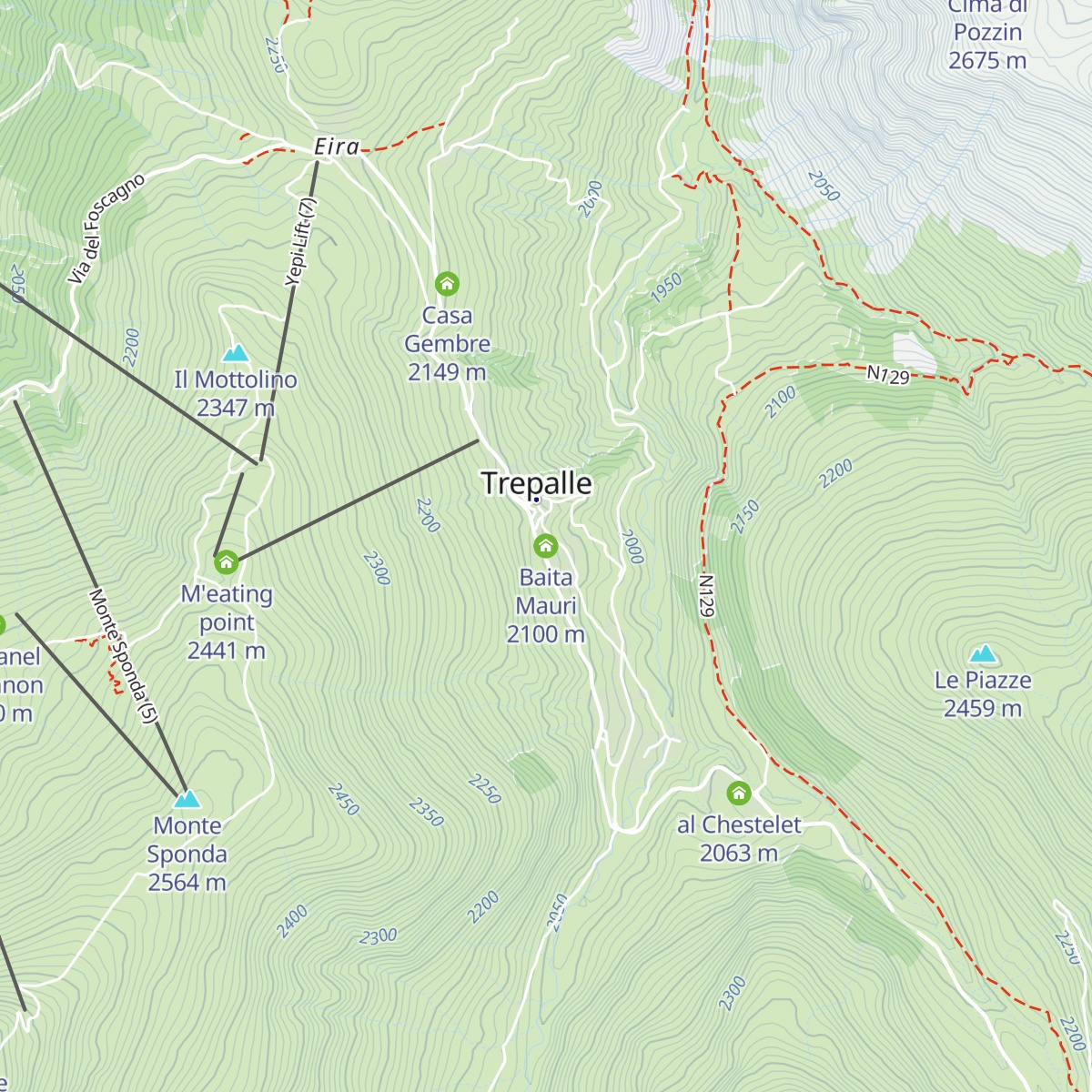 Baita Mauri map