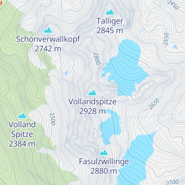 Map of Vollandspitze