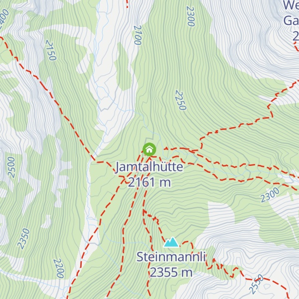 Map of Jamtalhütte