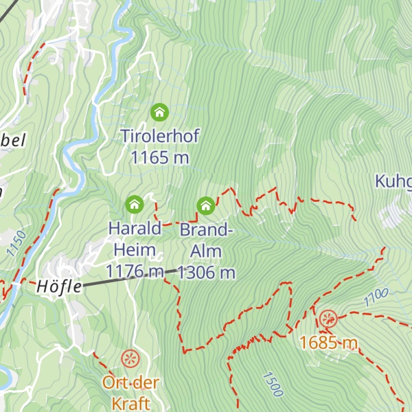 Map of Brand-Alm