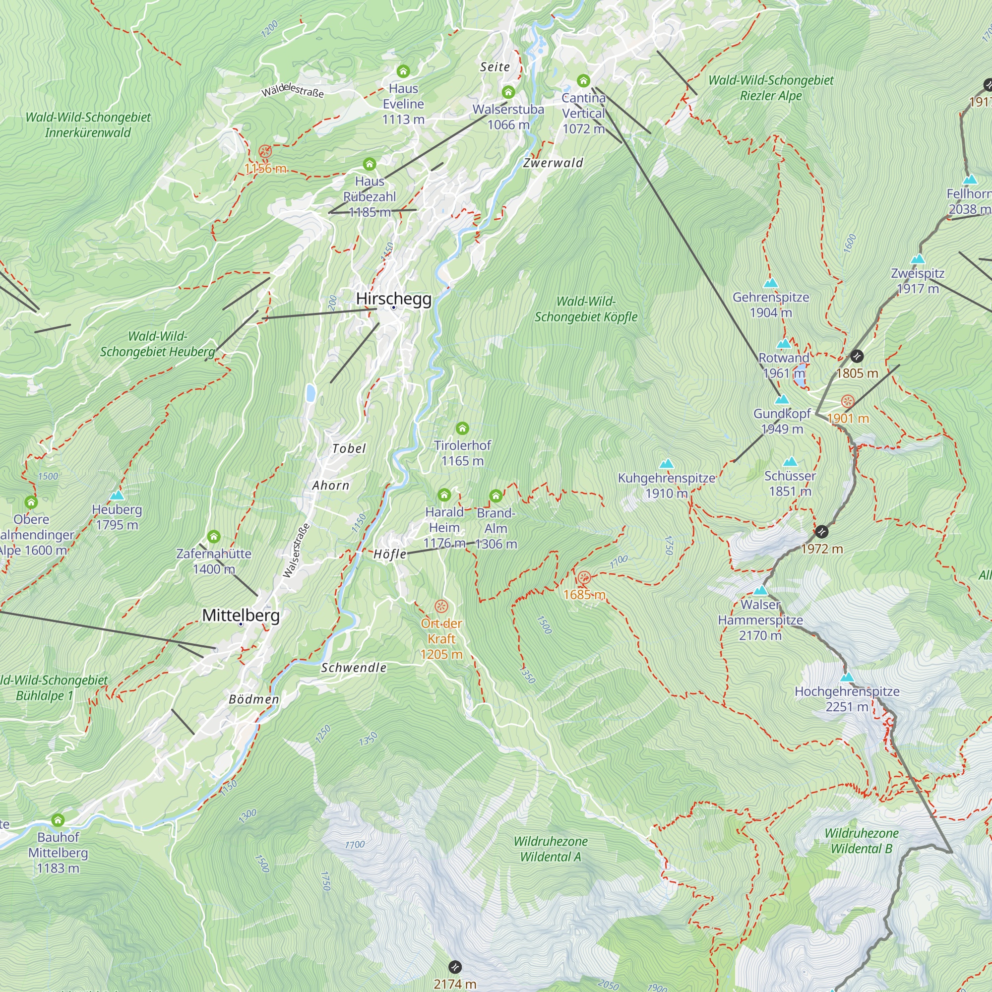 Brand-Alm map