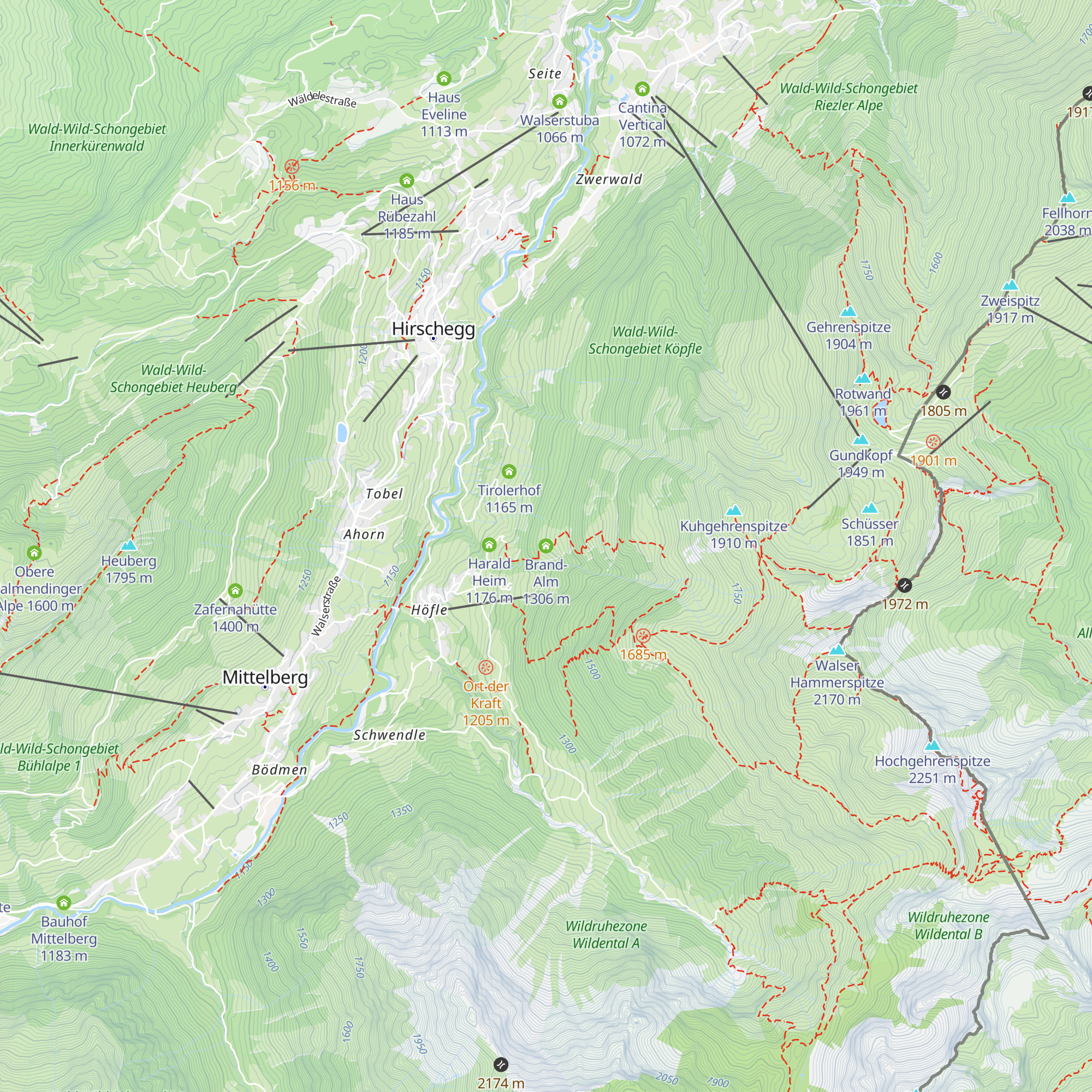 Brand-Alm map