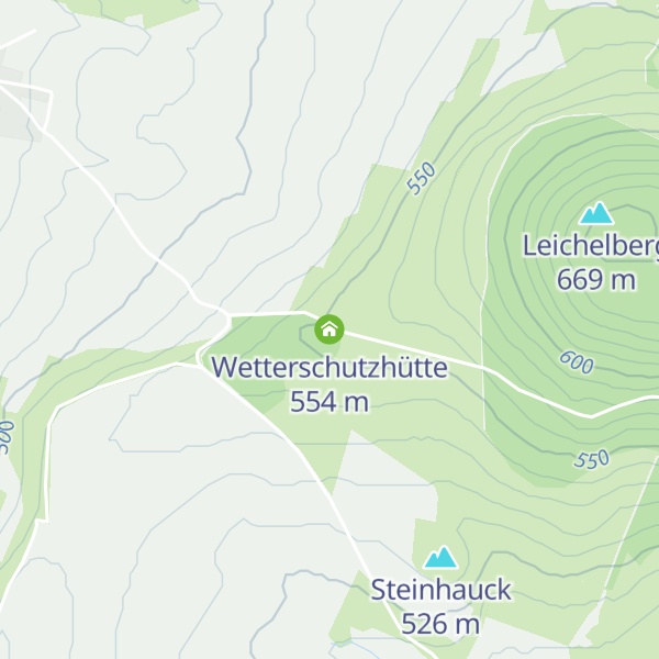 Map of Wetterschutzhütte