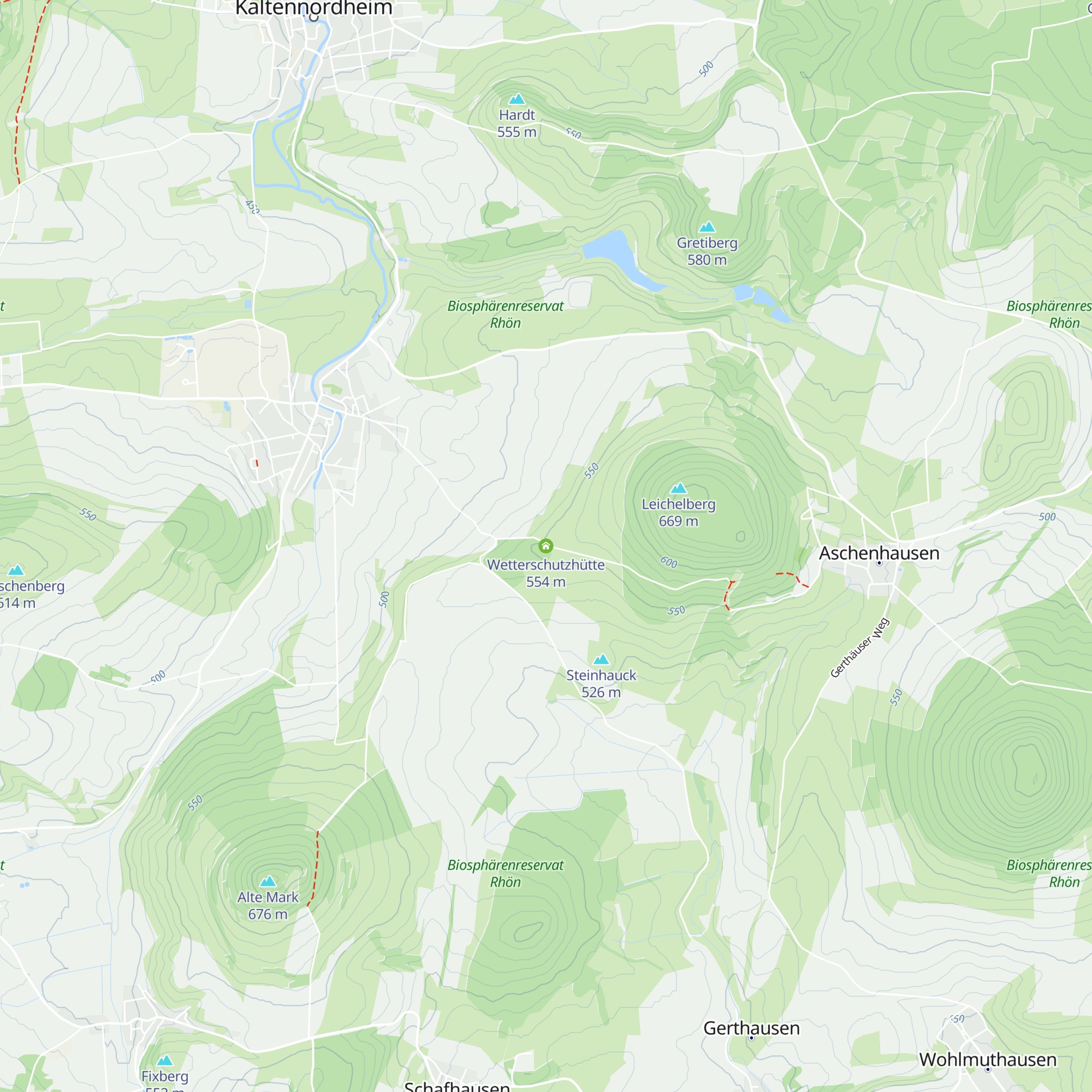 Wetterschutzhütte map