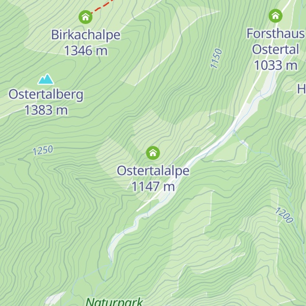 Map of Ostertalalpe
