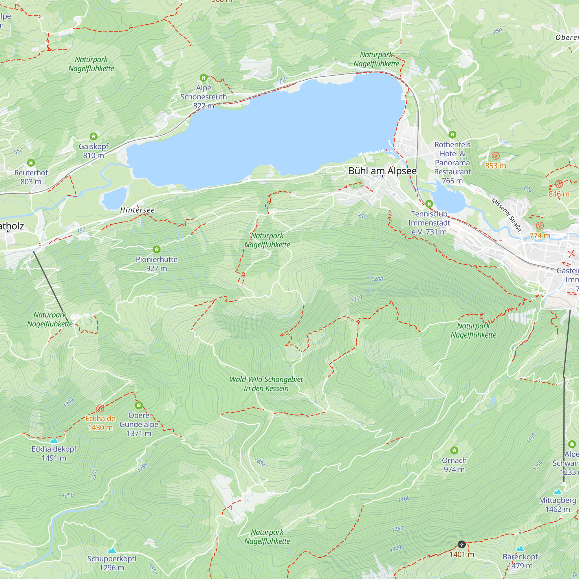 Rabennestalpe map