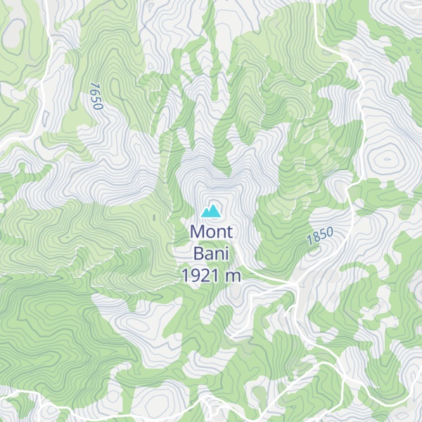 Map of Mont Bani