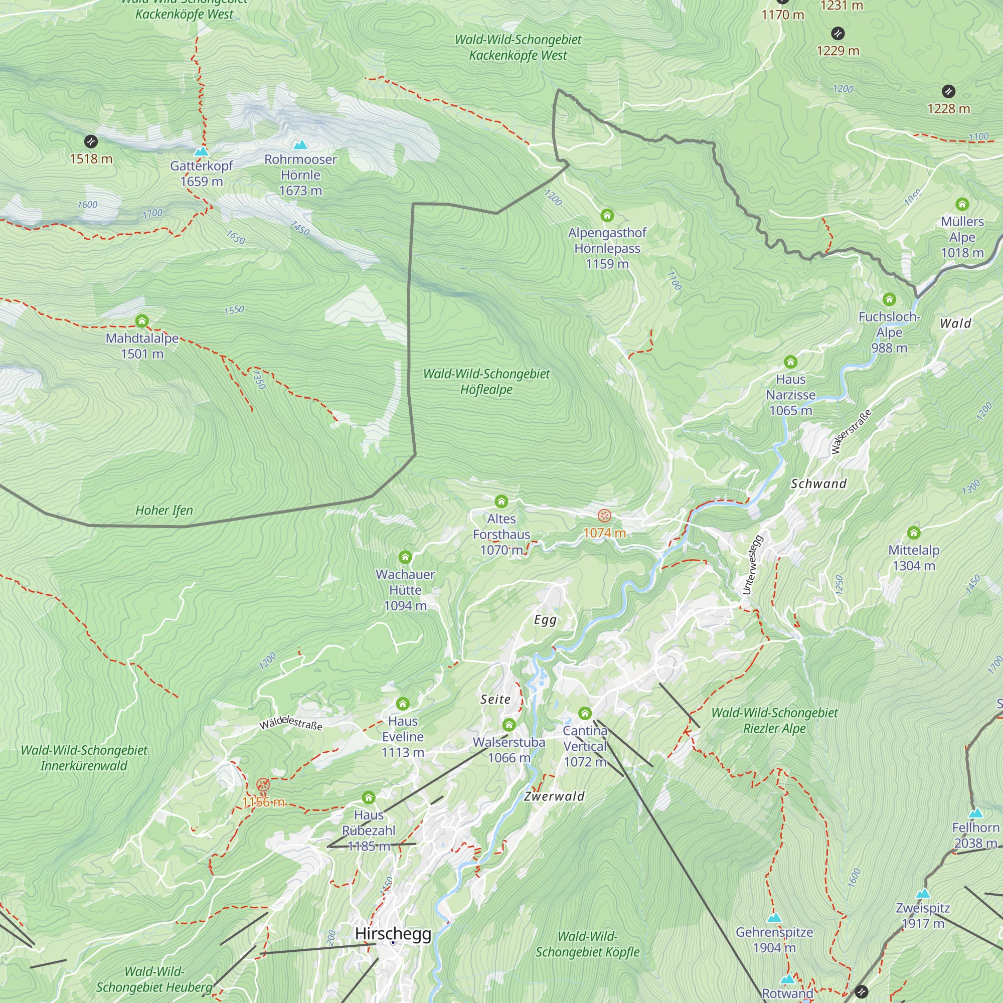 Altes Forsthaus map
