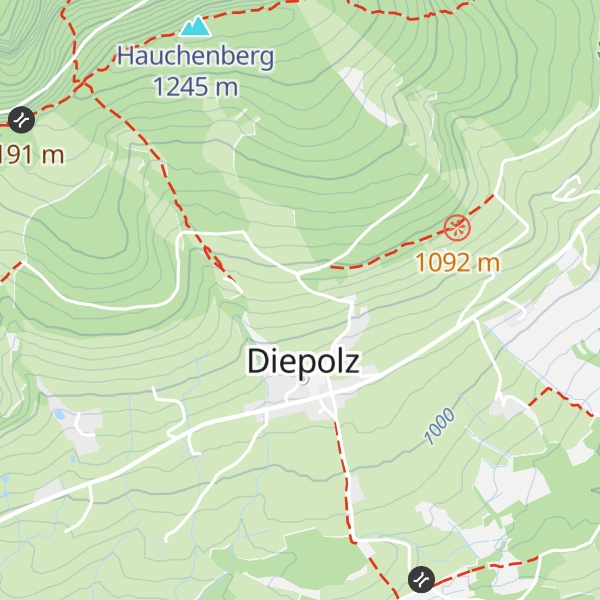 Map of Höfle-Alpe