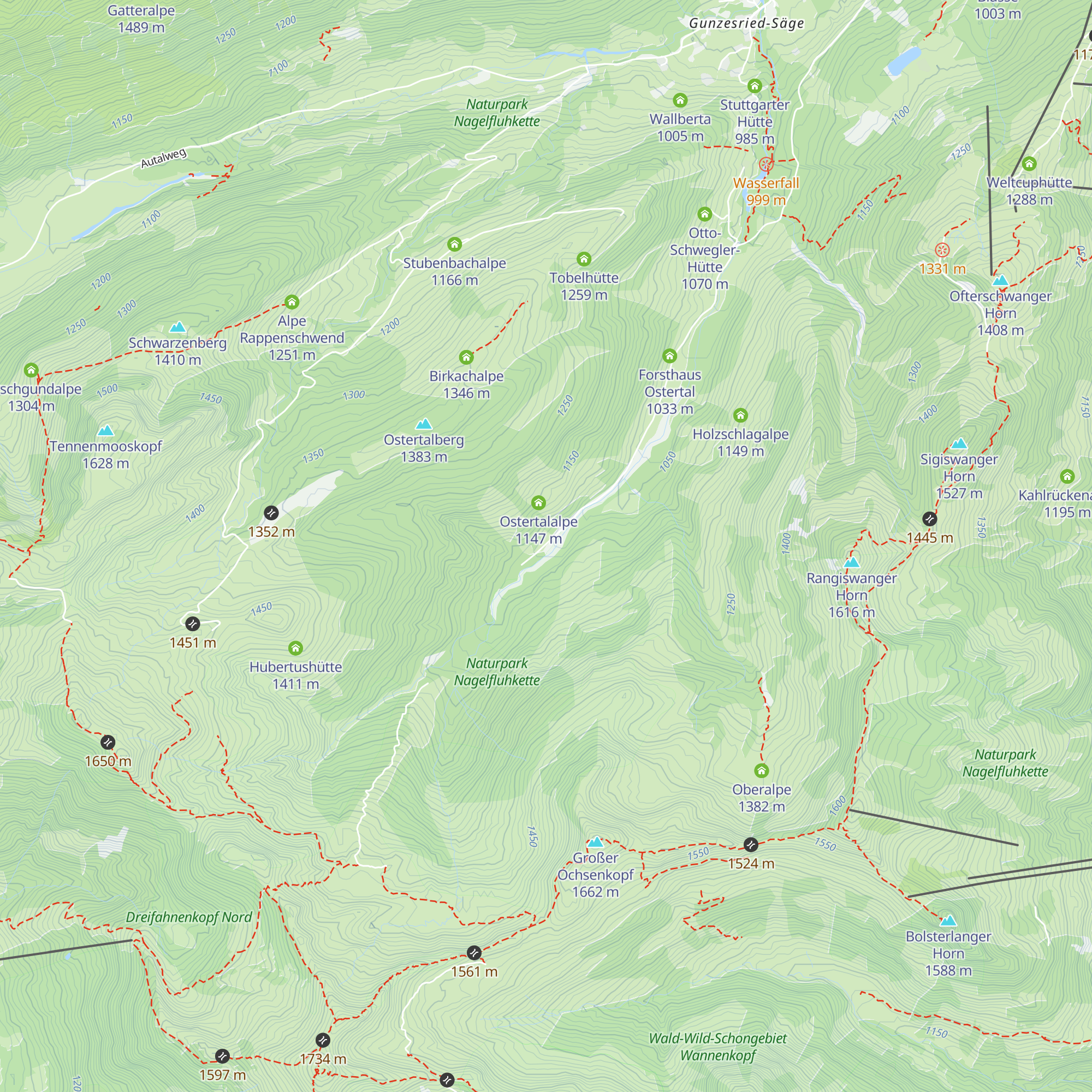 Otto Eisenkolb Hütte map