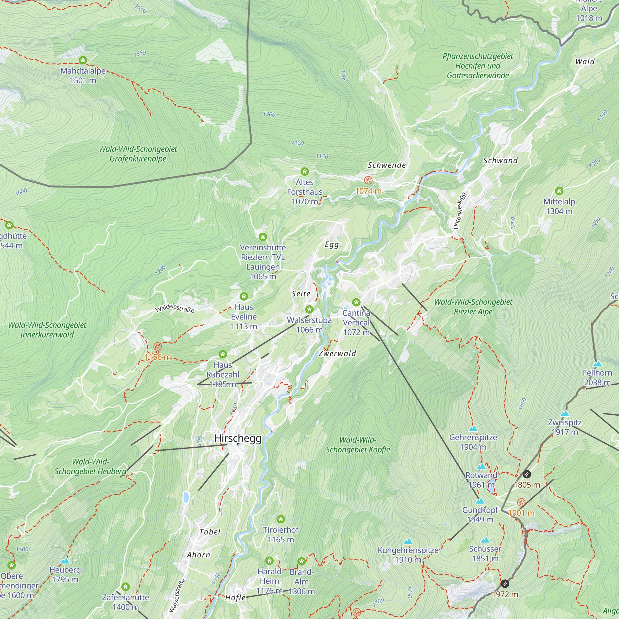 Walserstuba map