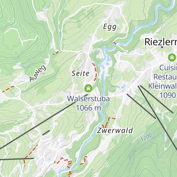 Map of Walserstuba