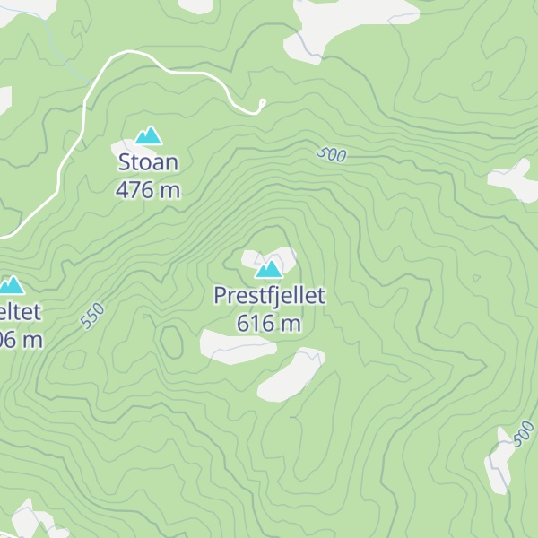 Map of Prestfjellet
