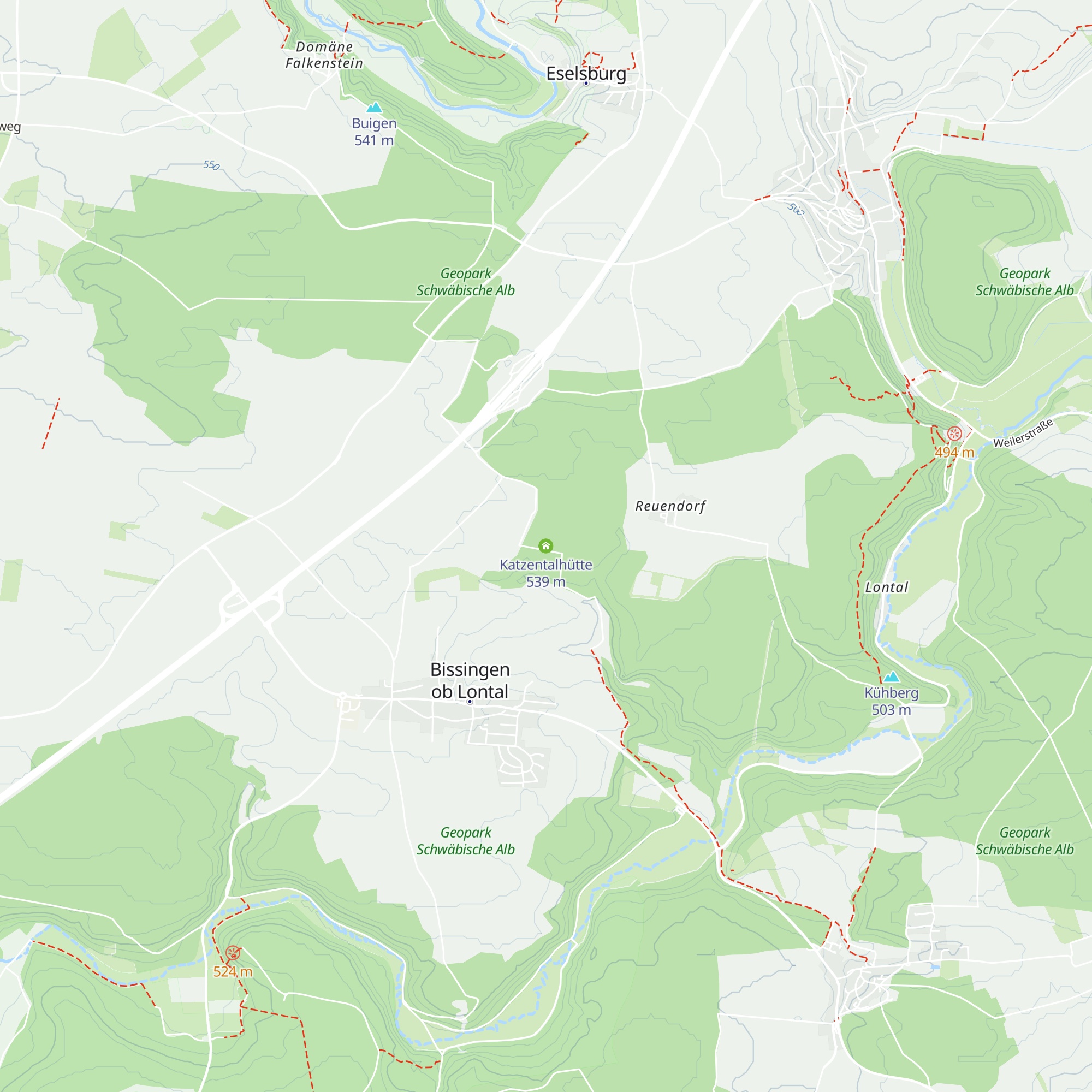 Katzentalhütte map