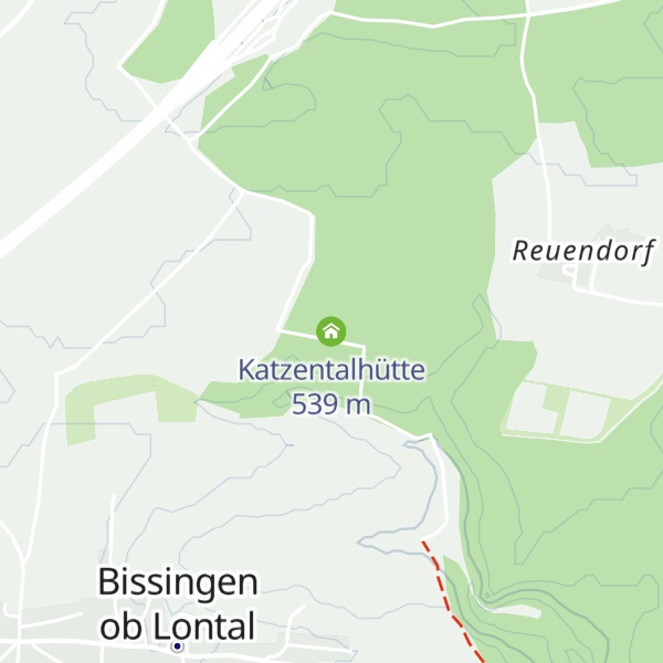 Map of Katzentalhütte